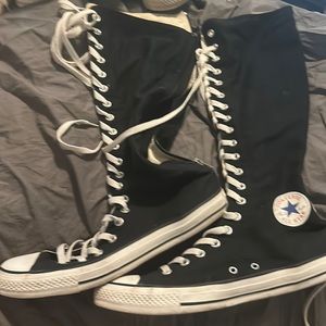Knee high Converse All Stars